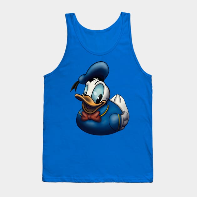 Donald Rubber Duck Tank Top by Art-by-Sanna